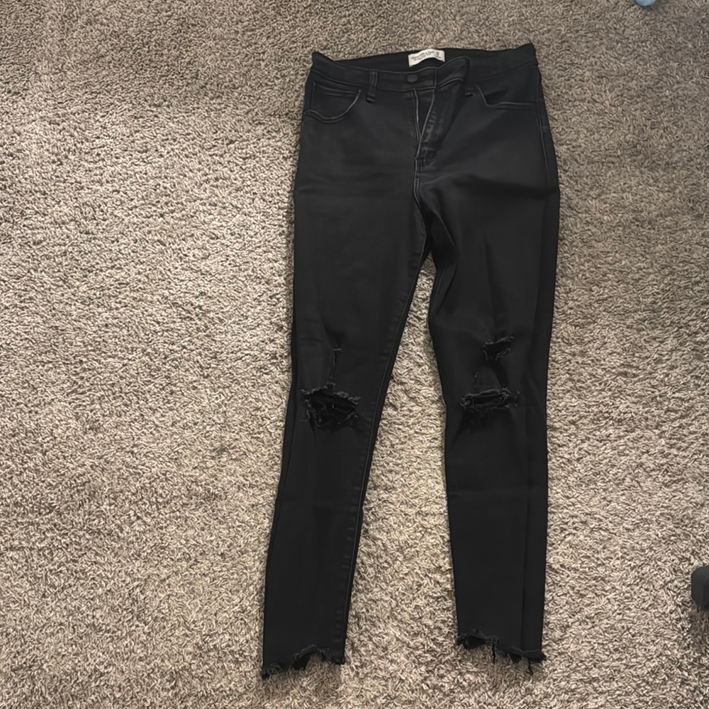 Abercombie and Fitch Curve Love Super Skinny Ankle High Rise